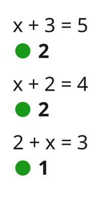 Math: Equation - Addition