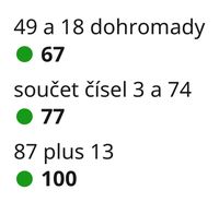 Sčítání slovně