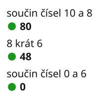 Násobení slovně - násobilka