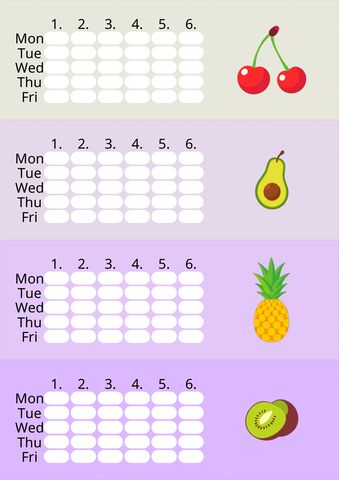 Timetable
