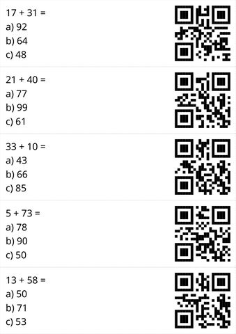 QR (výběr z možností)