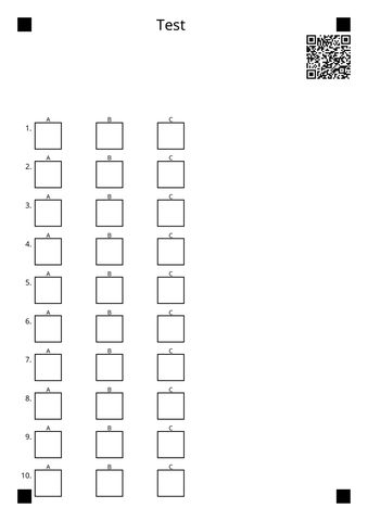 Test Sheet