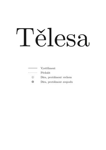 Rozbalovací tělesa